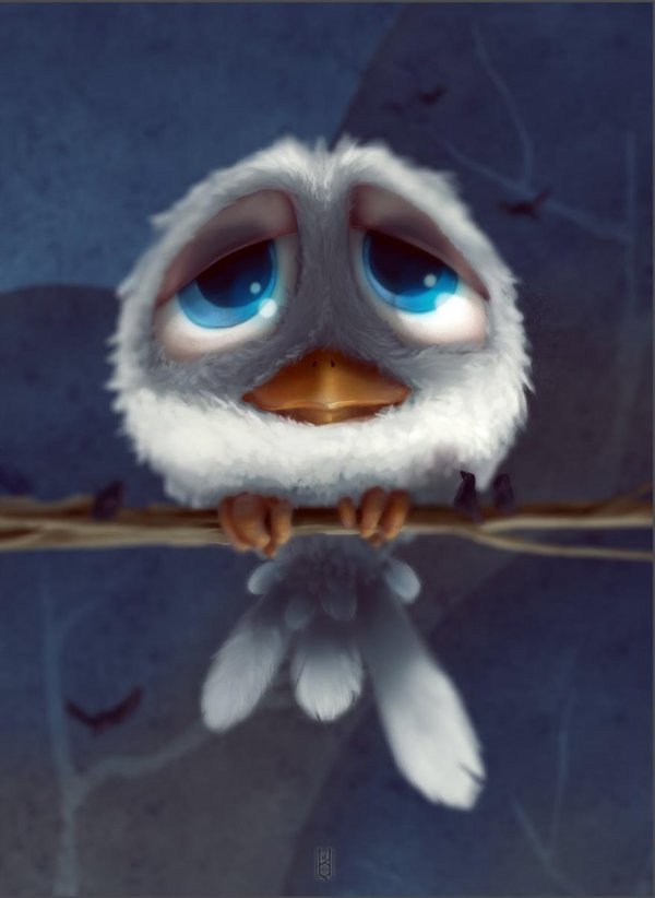 печальная птица