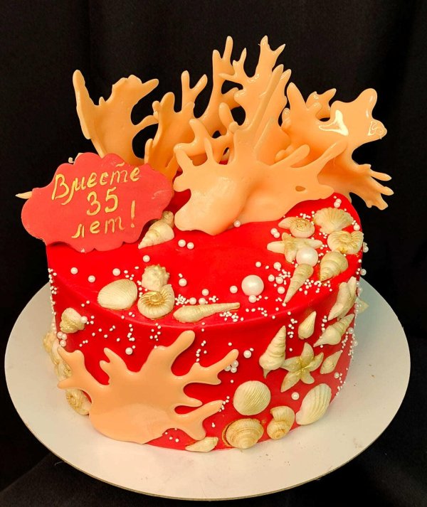 торт на 35 лет совместной жизни