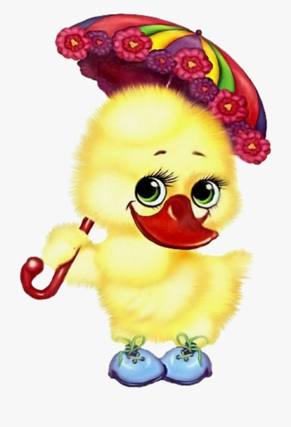 мультяшные цыплята
