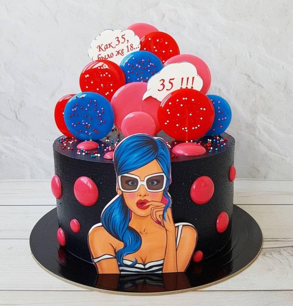 стильные торты для девушки