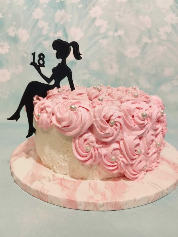 торт девушка