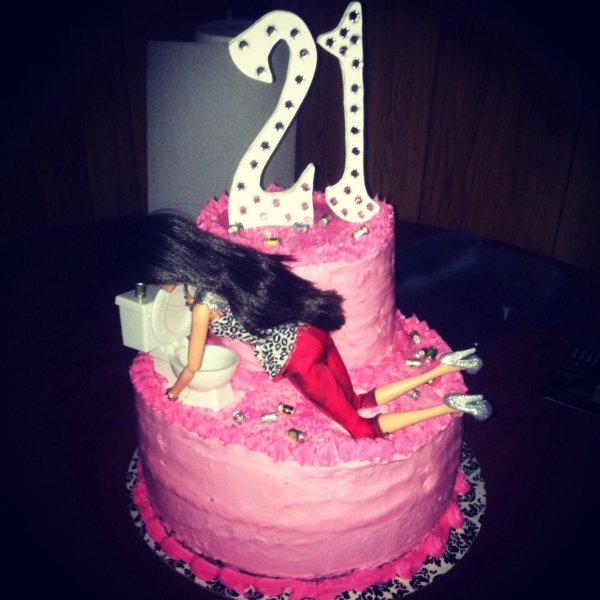торт на 21 год девушке