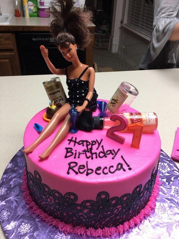 торт пьяная барби