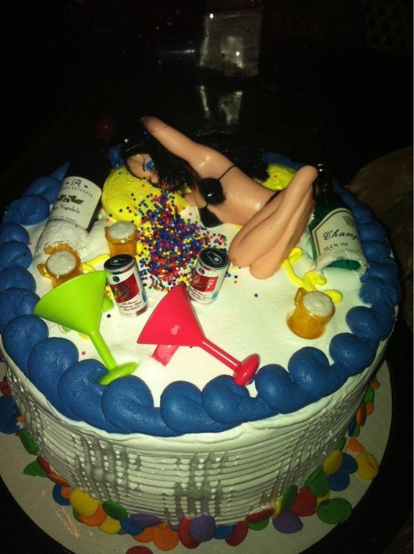 прикольные тортики на день рождения