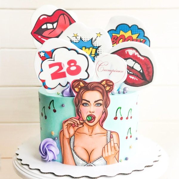 торт подружке