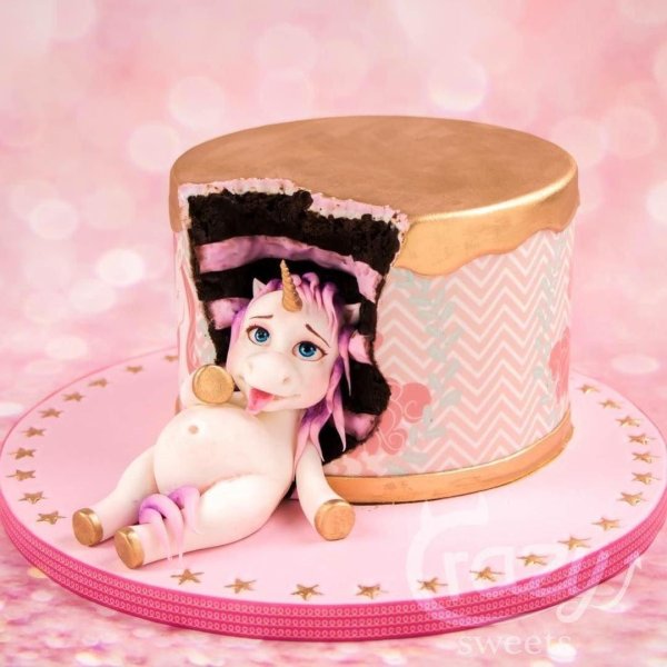 торт единорог