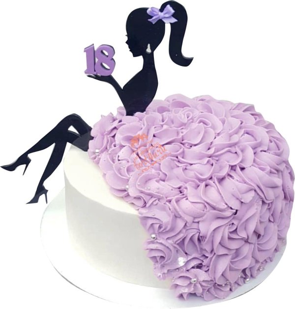 торт девушка