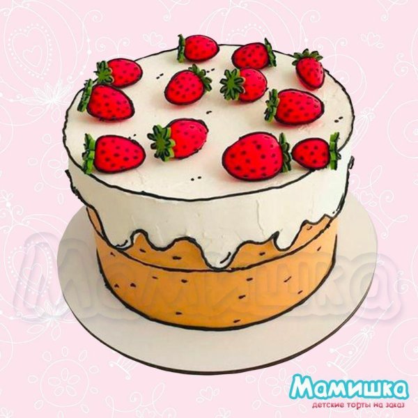 тортики рисунки