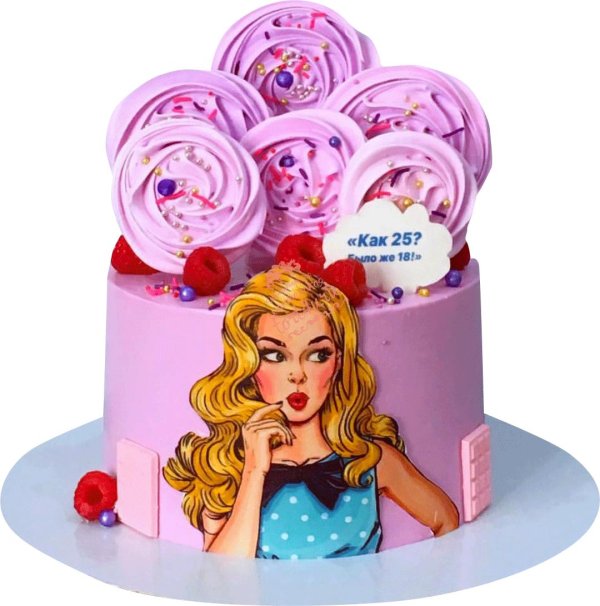 торт девочка