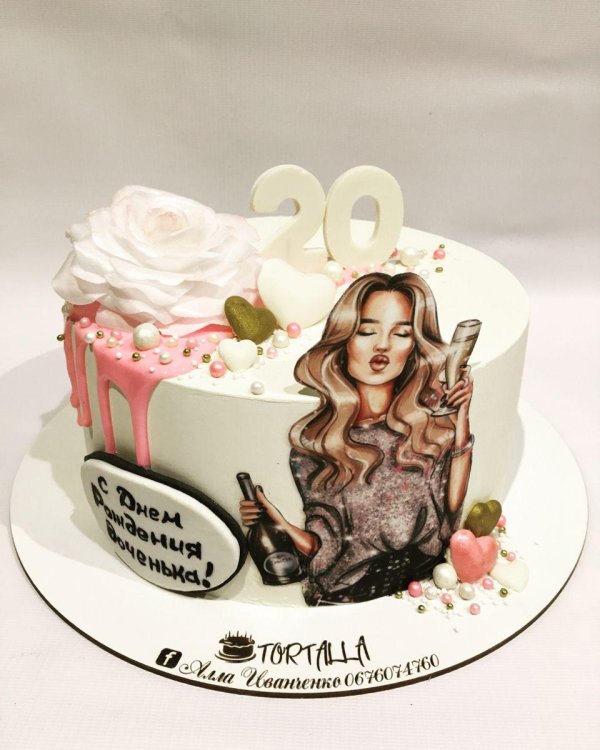 дизайн торта для девушки