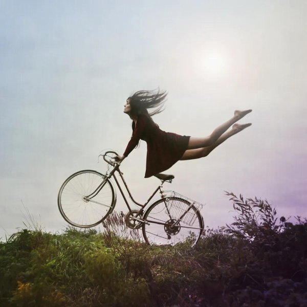 фотосессия с велосипедом