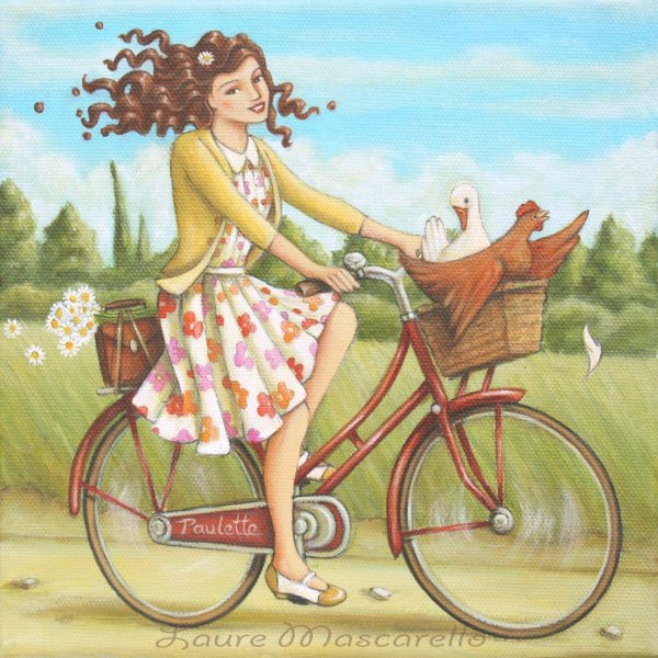 велосипед картина