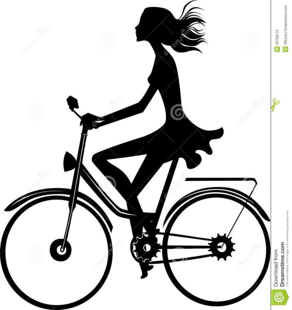 велосипед силуэт