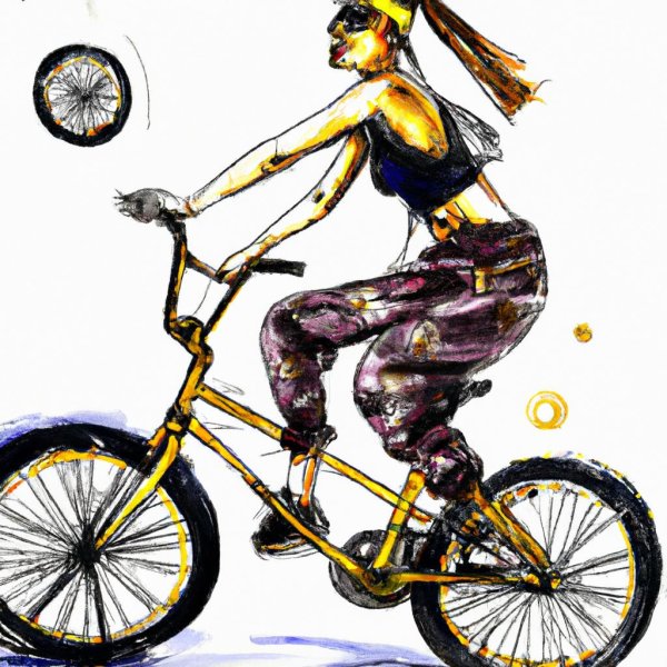 велосипед рисунки