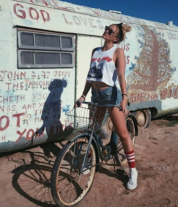 красивые велосипедистки