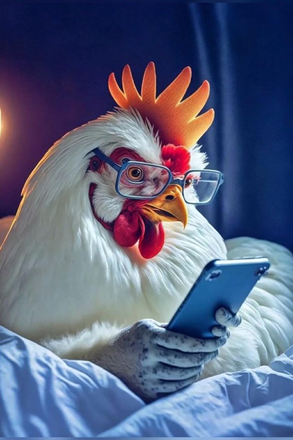 курица смешная