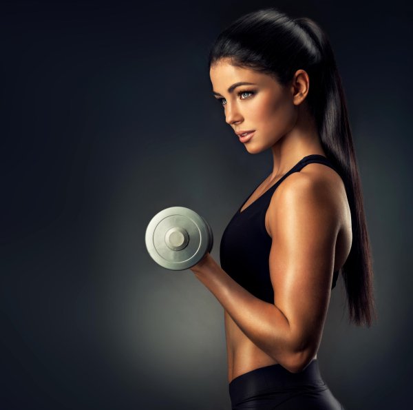 спортивная девушка