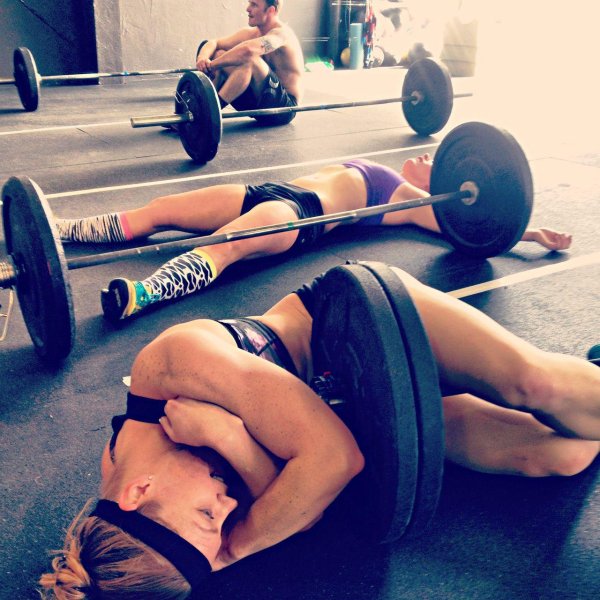 уставший спортсмен