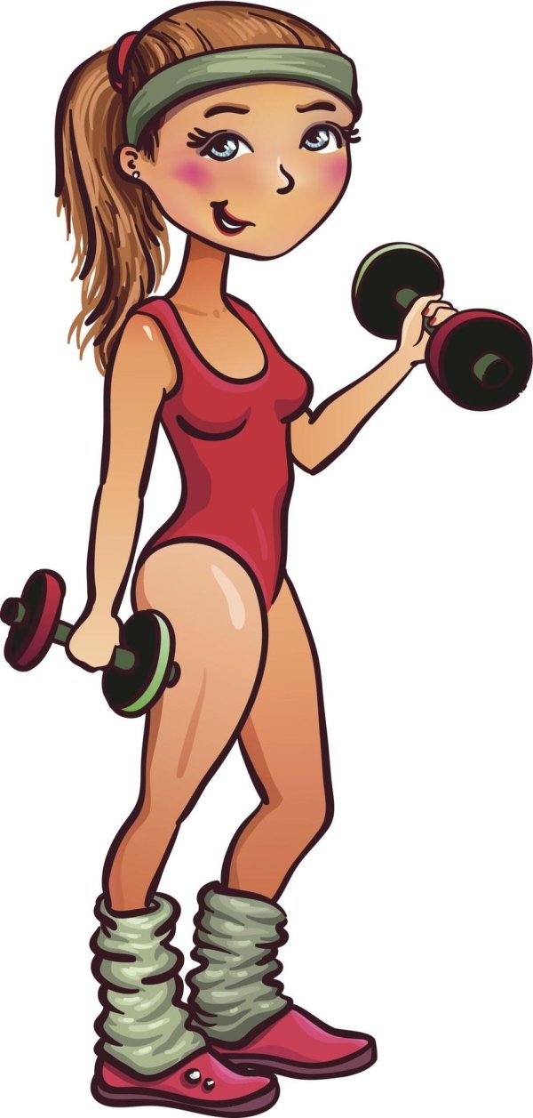 мультяшные спортивные девочки