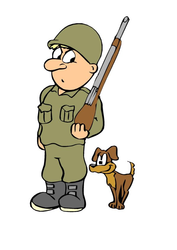 мультяшный военный