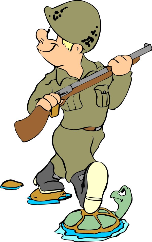 мультяшный военный