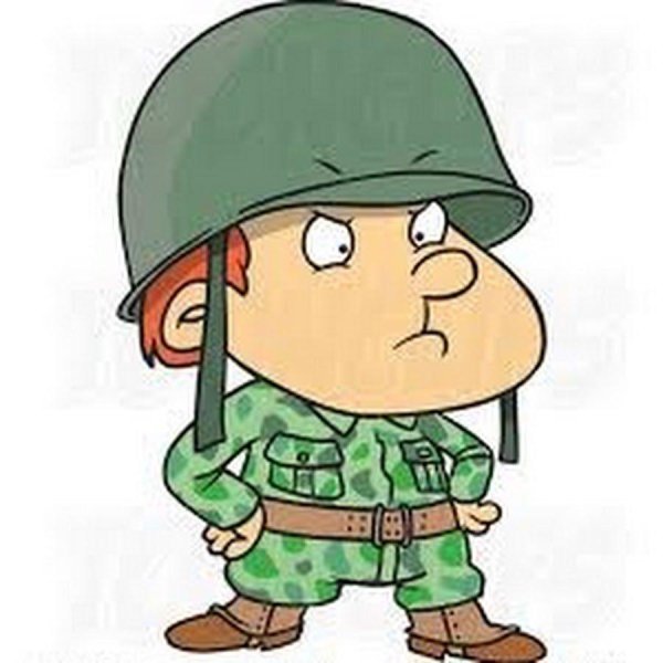 мультяшный военный