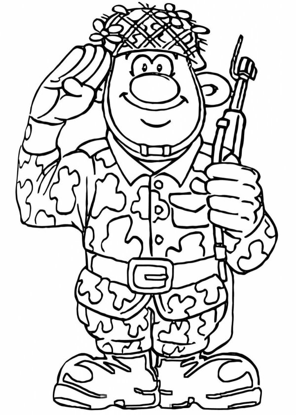 раскраска к 23 февраля