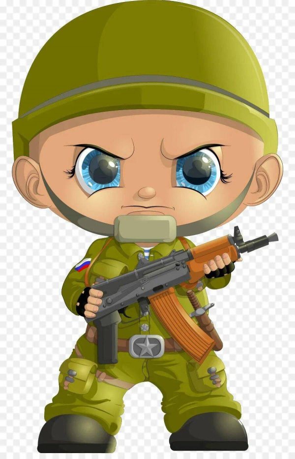 мультяшный военный