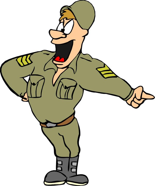 мультяшный военный