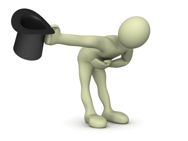 кланяющийся человечек