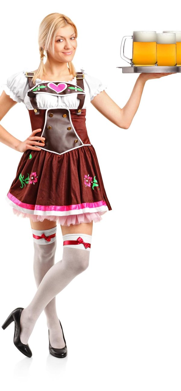костюм баварки на октоберфест