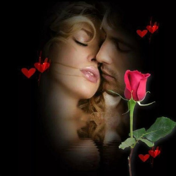 любовная открытка девушке