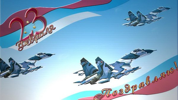 С 23 февраля летчику
