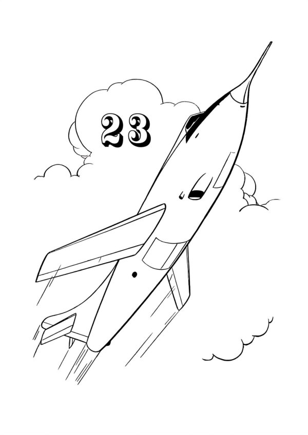 раскраска военного самолета