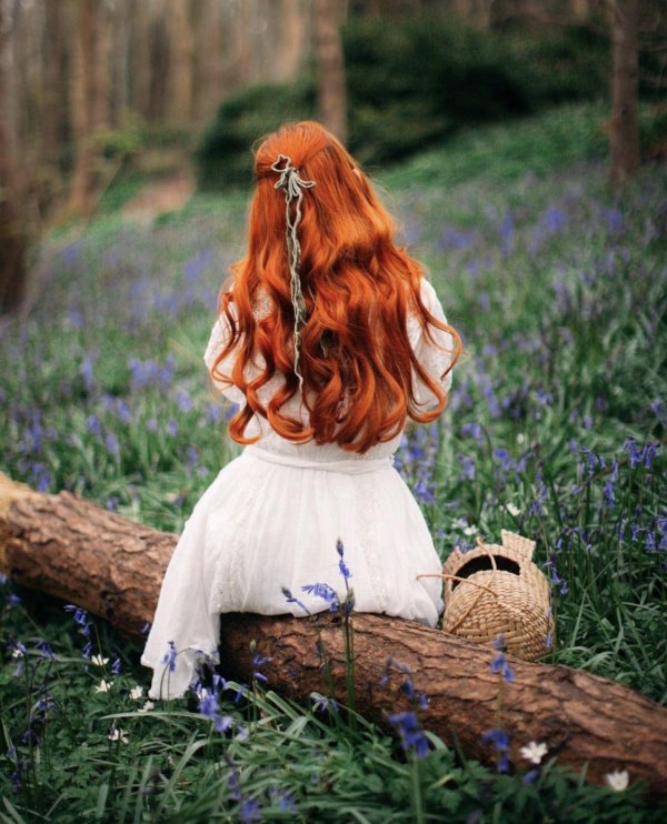 рыжая волосы