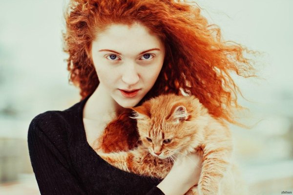 рыжая волосы