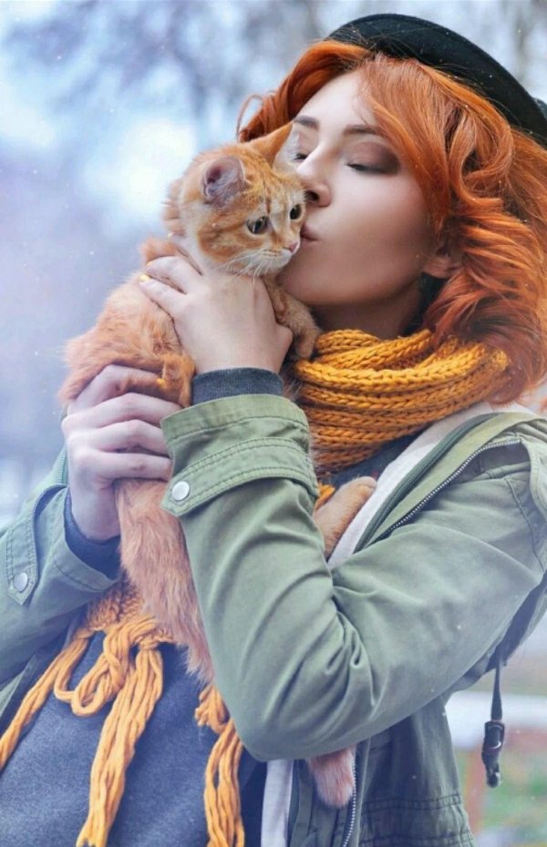 рыжая девчонка