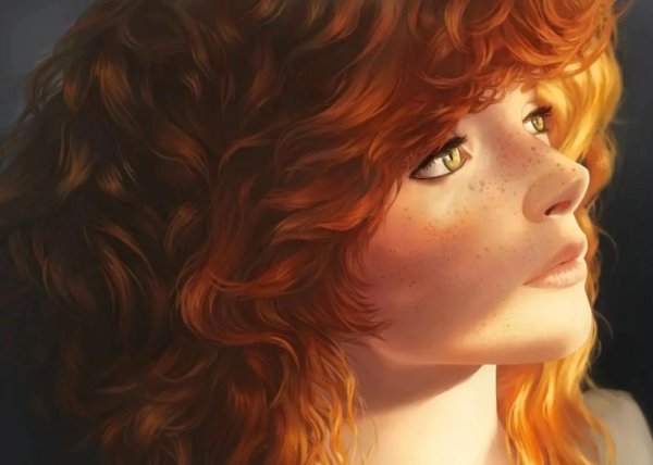 ева элфи рыжие волосы