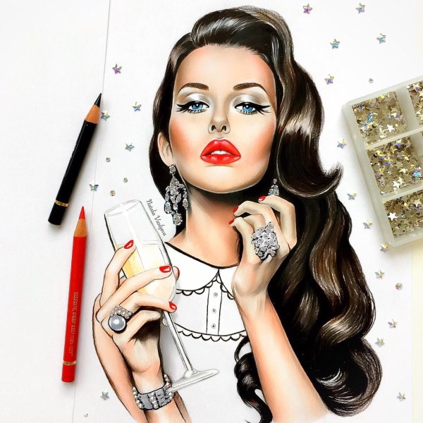 модные эскизы