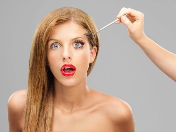 макияж женщины