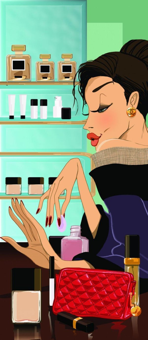 маникюр мультяшный