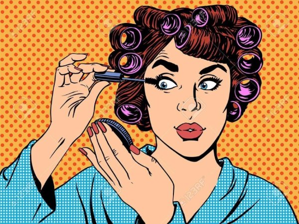 поп арт женщина