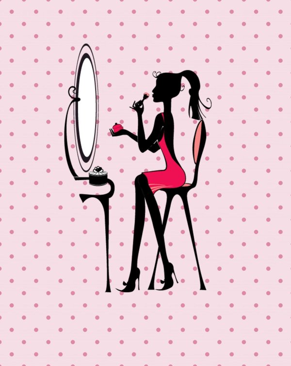 силуэт девушек