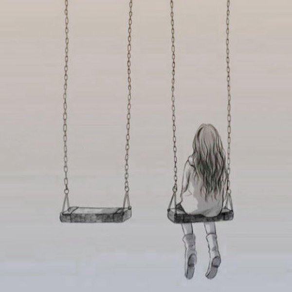 одиночество рисунок