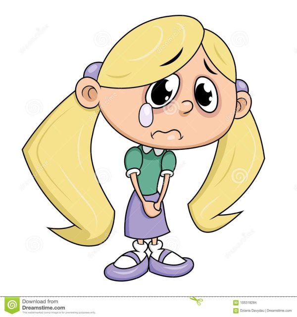 мультяшка плачет