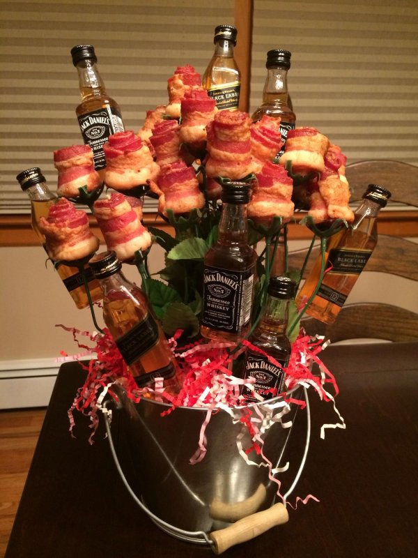 букет с джек дэниэлс