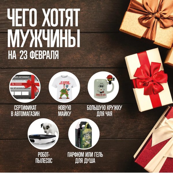 23 февраля подарки