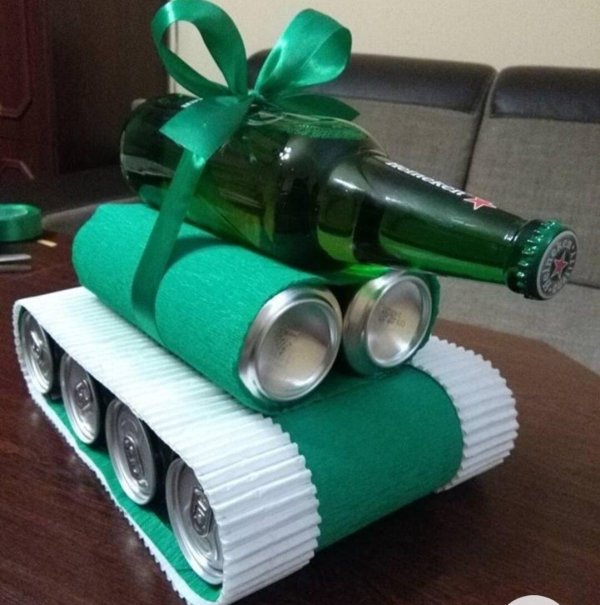 танк из пива