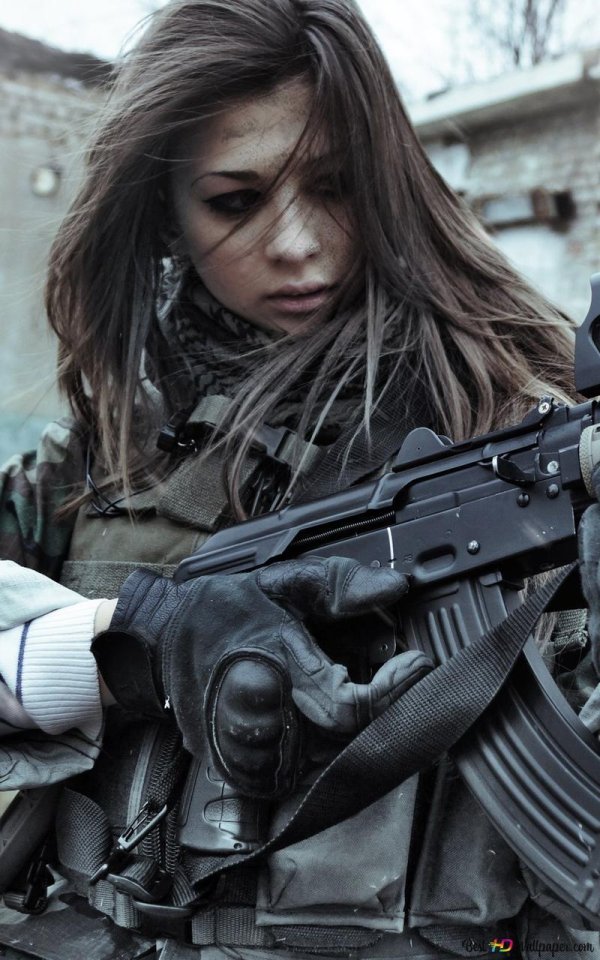 солдат девушка