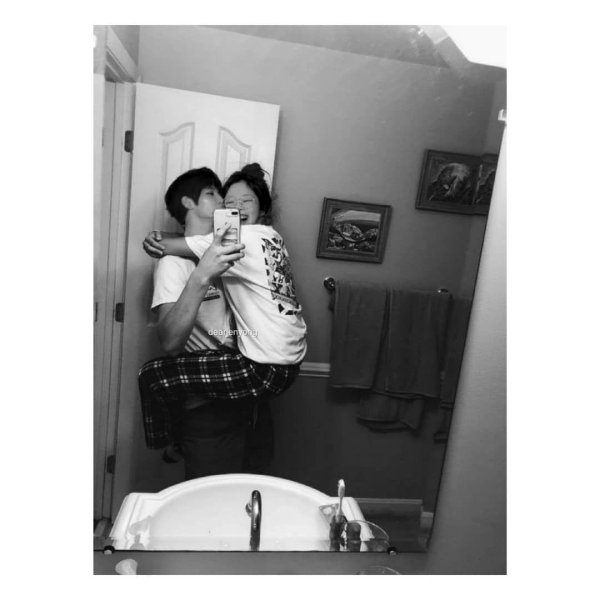 совместное селфи влюбленных